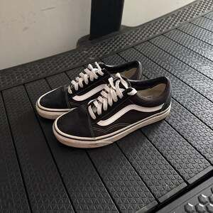 Vans Old Skool Black and White Skate Shoes